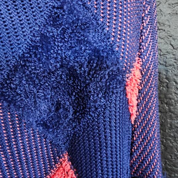 RAG & BONE S Blue Coral Ridley Pullover Sweater Crew Check Print - Picture 5 of 10